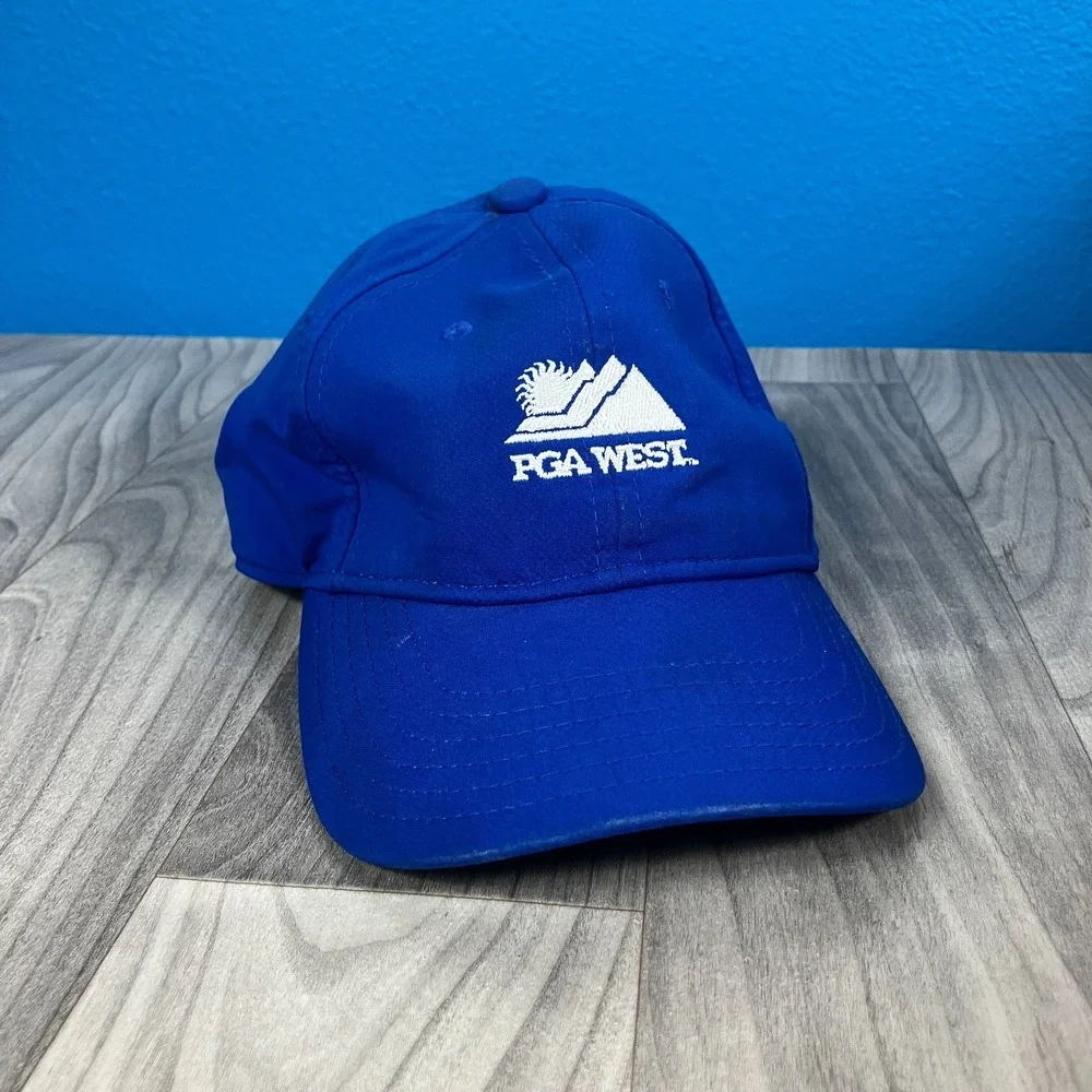 Under Armour PGA West Baseball Cap Hat Boys One Size Blue Adjustable Strapback‎